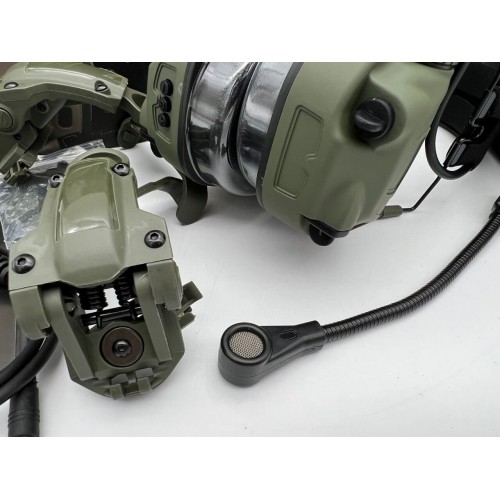 6TH GEN TACTICAL HEADSET тактическая гарнитура, звукосниматель и шумоподавление, активные в Клину