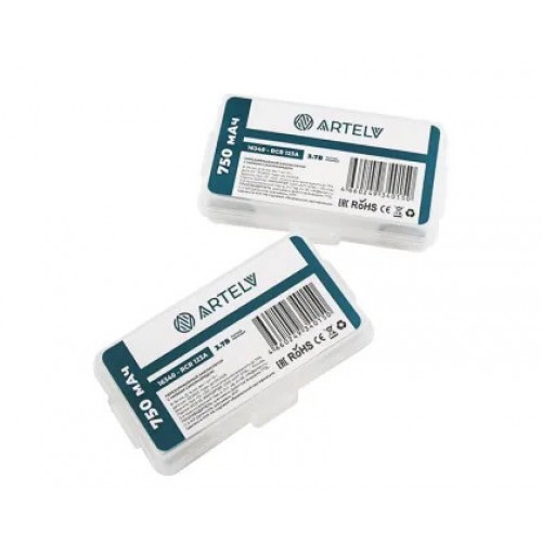 Аккумуляторные батареи RCR123 ARTELV 3.7V Li-Ion 750 mAh в Клину