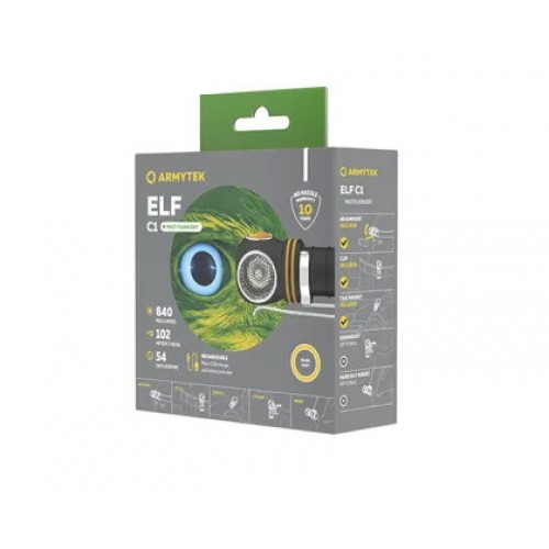 Мультифонарь Armytek ELF C1 Micro USB (теплый свет) в Клину