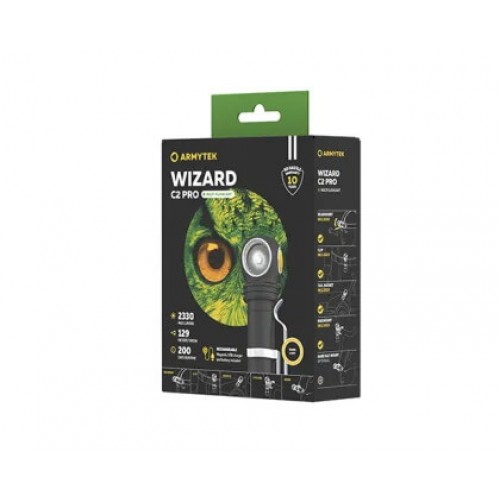 Мультифонарь Armytek Wizard C2 Pro Magnet USB (теплый свет) в Клину