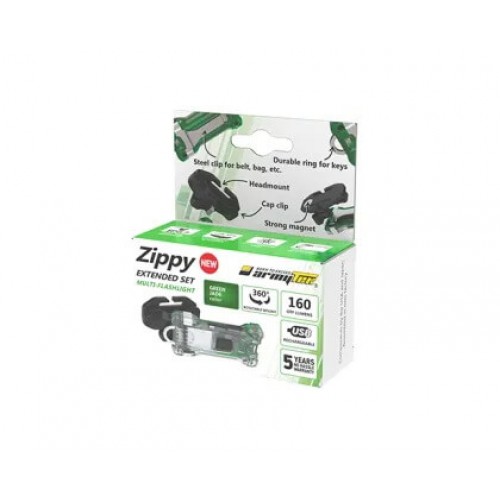 Наключный фонарь Armytek Zippy Extended Set (Green Jade) в Клину